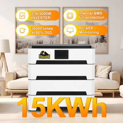 Metalen behuizing Lithium-ion 51.2V Home Commercial Solar Energy Battery Storage System 10kwh