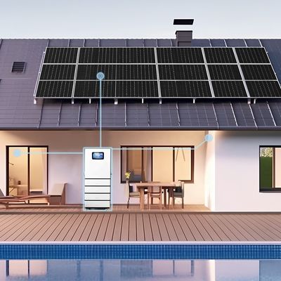 Hybride netverbinding gestapelde slimme energieopslagbatterij 10kw 15kw 20kw 30kw 35kw
