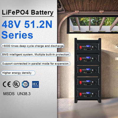 Gepersonaliseerde afmeting 48v Rack Mount Lithiumbatterij voor thuis Rack Solar Energy Storage Solution