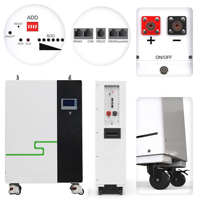 20kw 10kw 5kwh Lifepo4 zonne-energie opslagkas met omvormer en BMS Lifepo4 batterij