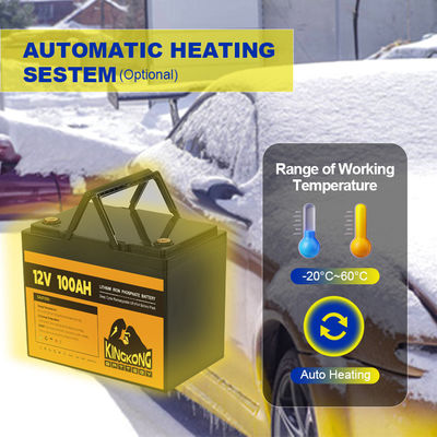 OEM ODM 12V 100Ah LiFePO4 batterij voor Solar RV Caravan Marine In de VS Duitsland Verenigd Koninkrijk Canada