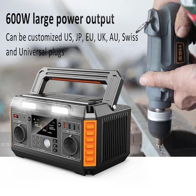 520WH Lithium Ion Battery Solar Panel Powered Portable Solutions met MPPT Controller