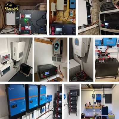 OEM 51.2V 15Kwh zonne-inverter LFP4 LiFePO4 accu 48V 300Ah voor parallel Max 32 parallel