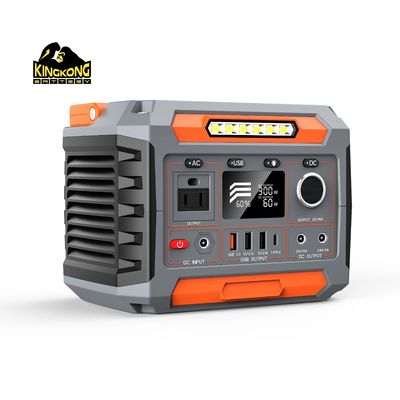 1x AC Pure Sine Wave Output Zonne-energievoorziening met zaklamp en lithium-ion batterij