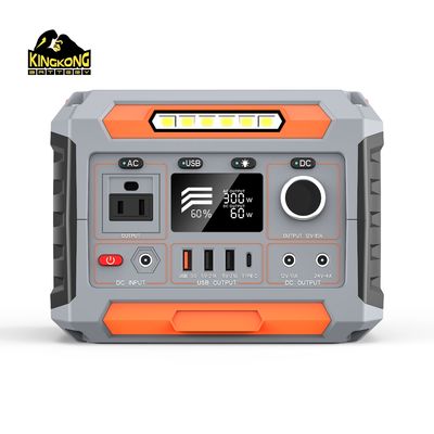 1x AC Pure Sine Wave Output Zonne-energievoorziening met zaklamp en lithium-ion batterij