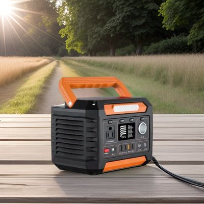1x AC Pure Sine Wave Output Zonne-energievoorziening met zaklamp en lithium-ion batterij