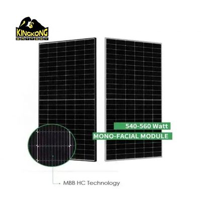 182mm Cell Size Monocrystalline Tiger Pro 550W 540W zonnepanelen voor zonne-energiesysteem