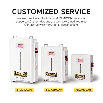 Zonne-Lifepo4-batterij 48V 100Ah 200Ah 280Ah