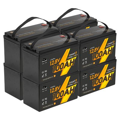 12V 12.8V 24V 48V Volt 100Ah 120Ah 200Ah 300Ah 400Ah Oplaadbare Lifepo4 Diepe Cycle Li Lithium Ion Battery Pack Verzegeld
