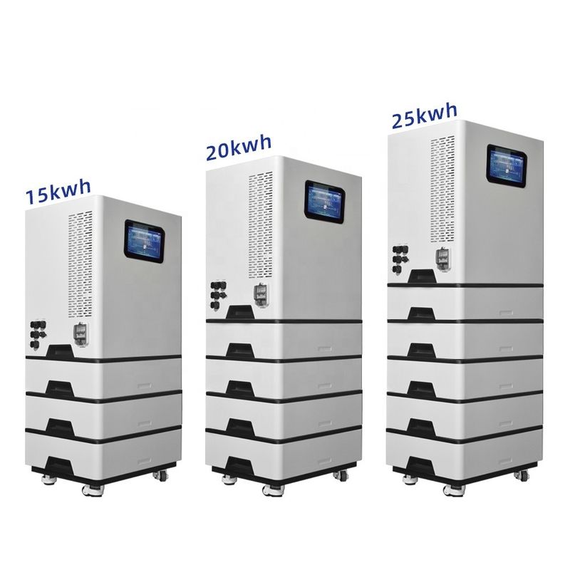 Hybride netverbinding gestapelde slimme energieopslagbatterij 10kw 15kw 20kw 30kw 35kw