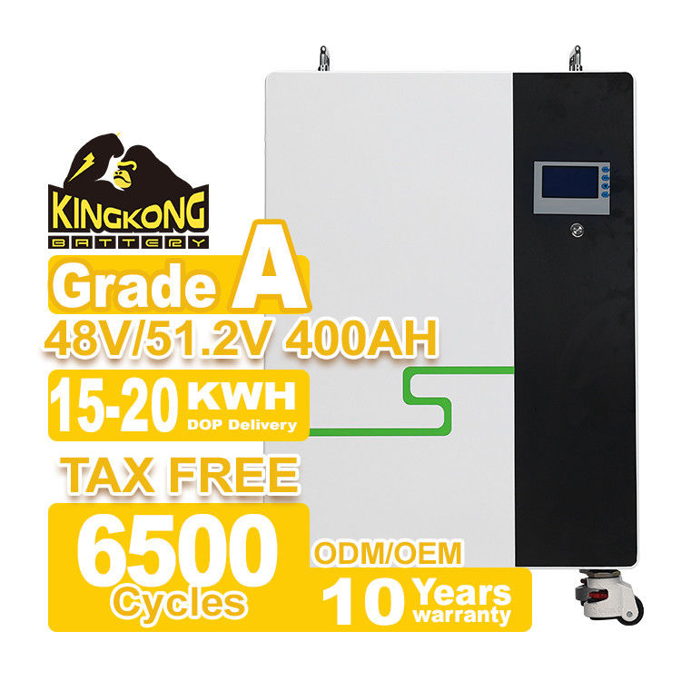 20kw 10kw 5kwh Lifepo4 zonne-energie opslagkas met omvormer en BMS Lifepo4 batterij