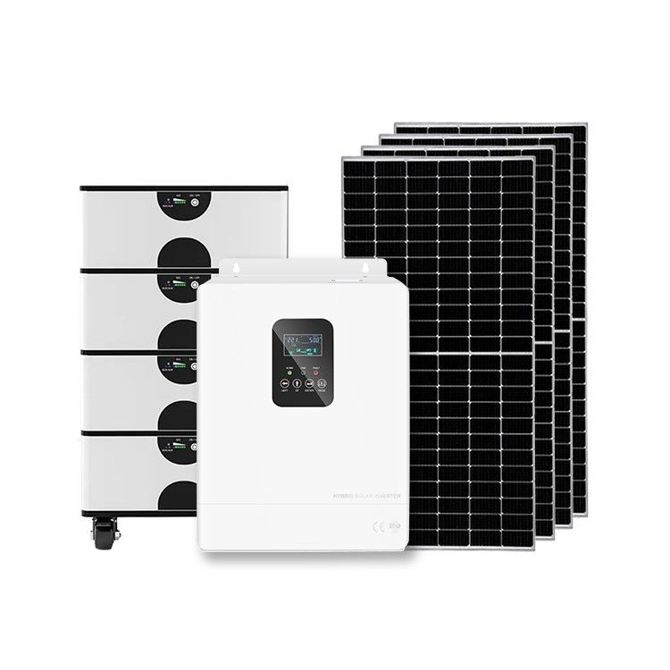 Volledig off-grid 10kw zonne-energiesysteem met CE-certificaat en gratis installatiedienst
