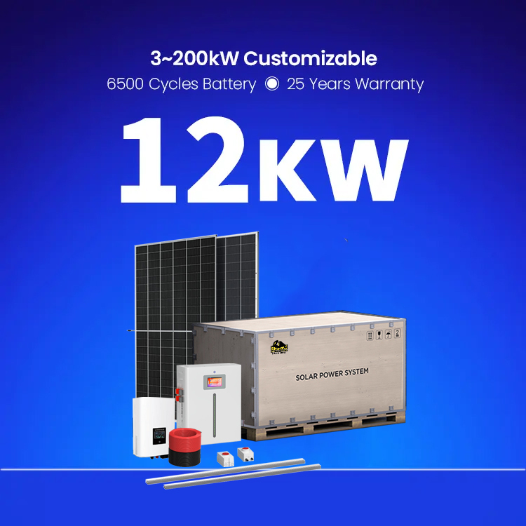On-Grid Off-Grid Hybride 5kw/10kw Zonne-energiesysteem Thuis Zonnepaneel Kit Monokristallijn Silicium Polykristallijn Silicium Panelen