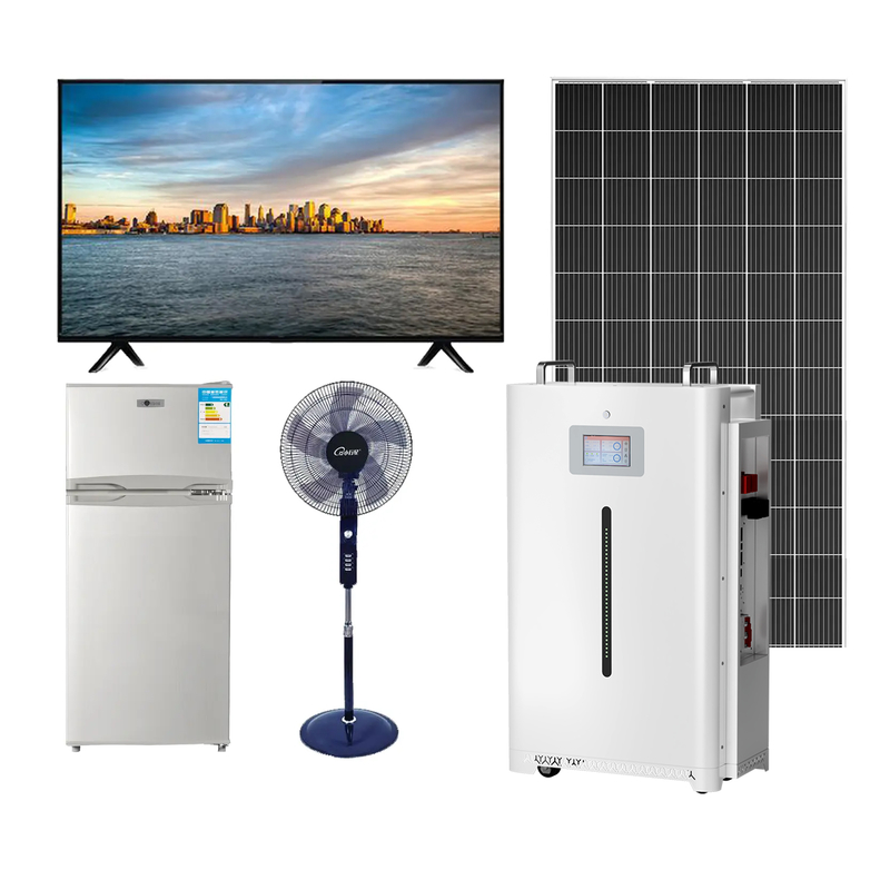 Off-grid zonne-energie-opwekking systeem 1000W 110V 220V Lifepo4 Battery Power Station Home zonne-energie-opwekking systeem