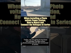 Hoe de serie-spanning te matchen en aan te sluiten bij de installatie van een zonne-energiesysteem