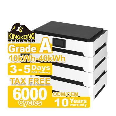 Metalen behuizing Lithium-ion 51.2V Home Commercial Solar Energy Battery Storage System 10kwh