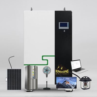 Muur gemonteerd 51.2V 48V 280Ah 304Ah Lithiumbatterij opslag voor off-grid zonnestelsel