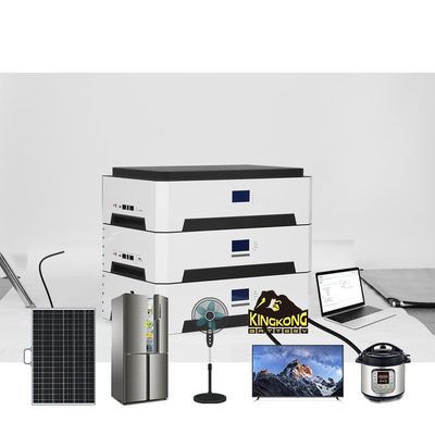 51.2V 100Ah 200Ah 300Ah LiFePO4 batterij 5Kwh 10Kwh 15Kwh Stapelbaar voor zonneopslag
