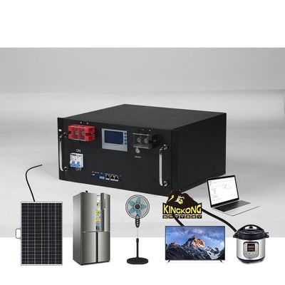 48V 51.2V 120AH LiFePO4 Akku 48V Server Rack Mount LiFePO4 accu met Smart BMS