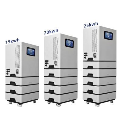 Hybride netverbinding gestapelde slimme energieopslagbatterij 10kw 15kw 20kw 30kw 35kw