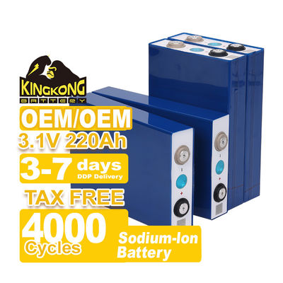 Na-natrium-ion batterijcel 3.1v 220ah Voor elektrische fiets -10C werktemperatuur
