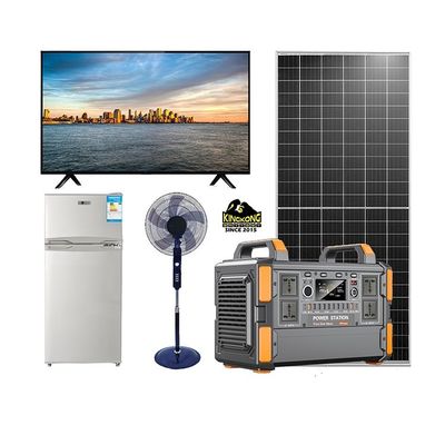 500W/1KW Lithiumbatterijen Draagbare zonne-energiesysteemgenerator voor huistelevisie en verlichting