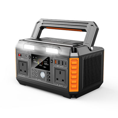Aanpasbare 700W draagbare zonne-energiecentrale met lithium-ionbatterij en 520WH output