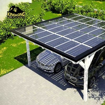 Moderne ontwerp PV zonne-carport montage systeem Natuurlijke en standaard materiaal opties